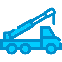 Crane truck icon