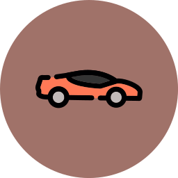 Sports car icon