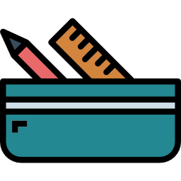 Pencil case icon