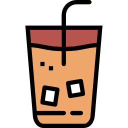 Ice coffee icon