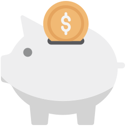 Piggy bank icon