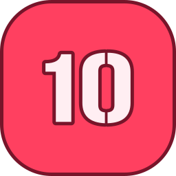 nummer 10 icoon