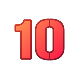 número 10 Ícone