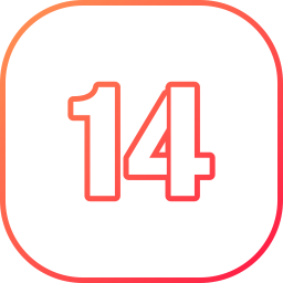 Number 14 icon