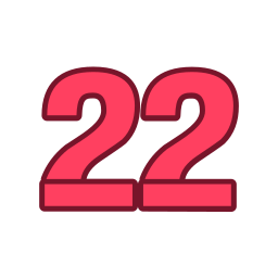 número 22 Ícone