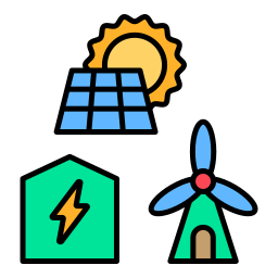 Smart grid icon