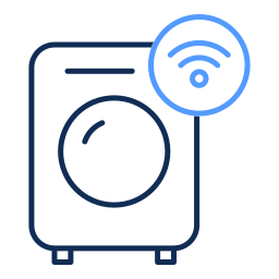 Smart washing machine icon