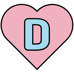 Letter d icon