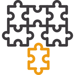 Puzzle pieces icon