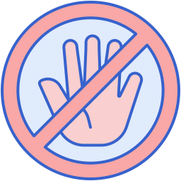 Do not touch icon