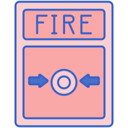 allarme antincendio icona