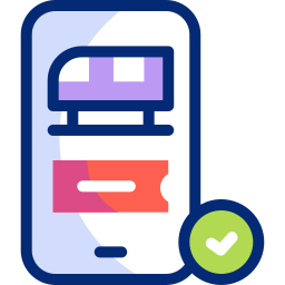 Train ticket icon