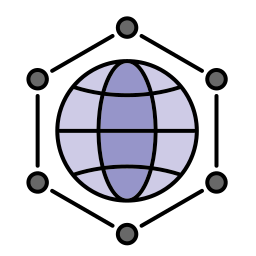 mondialisation Icône