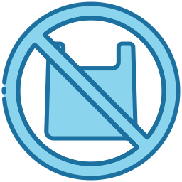 No plastic bag icon