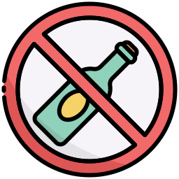 No alcohol icon