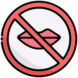 おしゃべり禁止 icon
