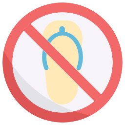 keine flip-flops icon