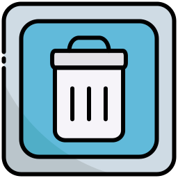 Trash can icon