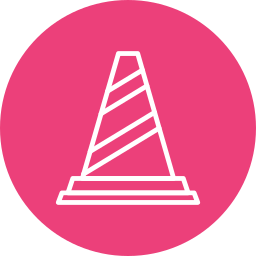 Traffic cone icon