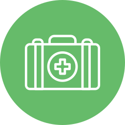 First aid kit icon