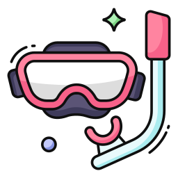 Diving mask icon