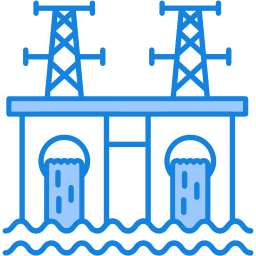 hydro-électrique Icône