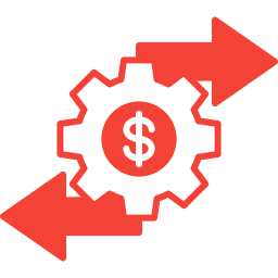 direction financière Icône