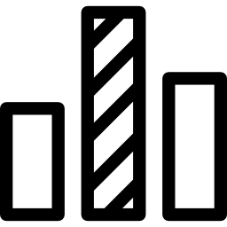 diagramme à bandes Icône