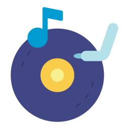 Vinyl record icon