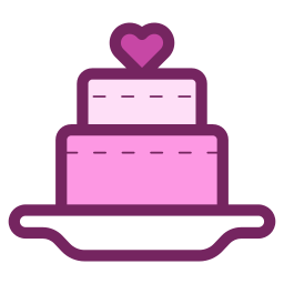 Свадебный пирог иконка