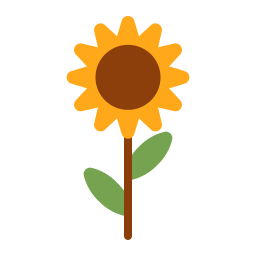 flor do sol Ícone