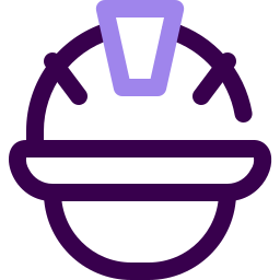 Safety helmet icon