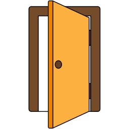 ドアが開いた状態 icon