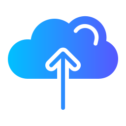 cloud hochladen icon