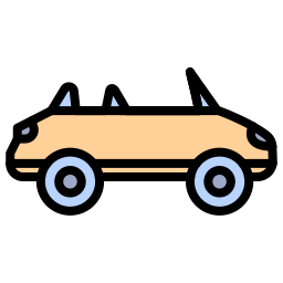 Convertible car icon
