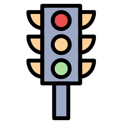 Traffic light icon