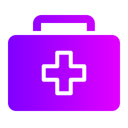 Medical kit icon