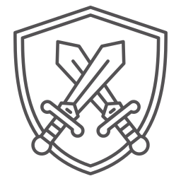 Sword shield icon