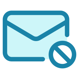 Block email icon