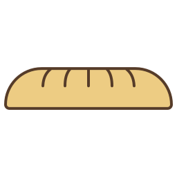 Буханка хлеба иконка