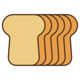 geschnittenes brot icon