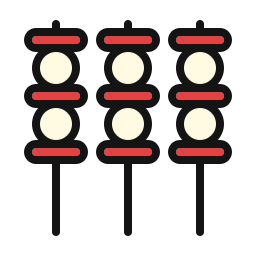 brochettes Icône