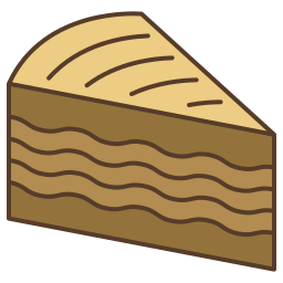 Cake piece icon