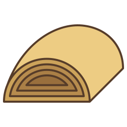 torta arrotolata icona