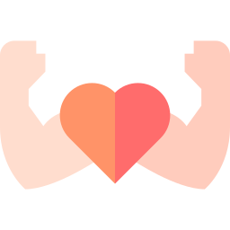 Strong heart icon