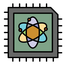 cuántico icono