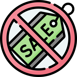 No sale icon