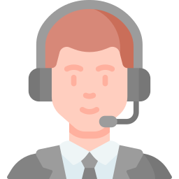 Customer service agent icon