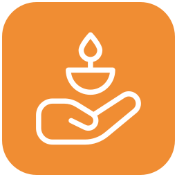 Oil lamp icon