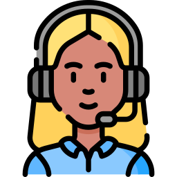 Customer service agent icon